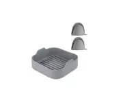 Reusable Air Fryer Accessories Basket Silicone Pot Baking Tray Mat Oven Nonstick