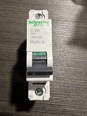 Schneider Electric Circuit Breaker C 2A 250V C60H DC Multi 9