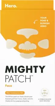 Hero Cosmetics Mighty Patch Face Patch - Hydrocolloid Acne Pimple Patch for C...
