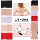 3ROW STRETCHY 2, 3 Hook Bra Extender Extension for Bra Strap Underwear Maternity