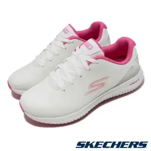 Skechers 高爾夫球鞋 Go Golf Max 2 女鞋 白 粉紅 防水鞋面 記憶鞋墊 緩震 高球 123030WMLT