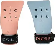 PICSIL Condor Cross Training Grips, No Hole Grips with Technical Fabric, Increased Protection and Comfort, Hand Grips for Gymnastic, Pull ups, Weightlifting, Prevents Blisters and Tears, (G+, Coral)