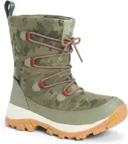 Muck Nomadic Sport AGAT Lace Women's Boots, Olive/Camo, W9