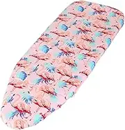 140x50cm Ironing Table Cover Protector Thick Padding Blanket Pad for Friends Pink, Flamingo on Pink