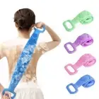 Towel Dual Sided Bath Belt Silicone Bath Brush Back Scrubber Skin Exfoliating