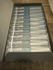 Box Of 12 NEW Old Stock, SEALED Maxell UD C90 Cassette Tapes Ultra-Dynamic Japan