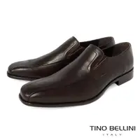 在飛比找momo購物網優惠-【TINO BELLINI 貝里尼】男款 微方頭牛皮紳士商務