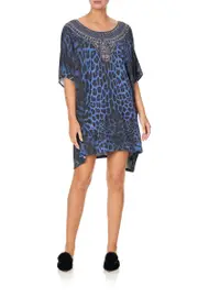SHORT ROUND NECK KAFTAN THE CATS MEOW