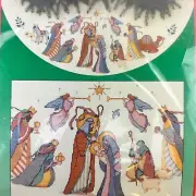 Dimensions Blessed Nativity Tree Skirt Counted Cross Stitch Kit 8379