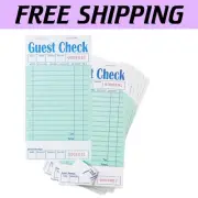 Efficient Guest Checks for Restaurants - 48 Books with Tear-Off 50 Sheet Packs