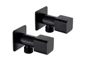 HC Elegant Black Square Washing Machine Set