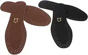 FRCOLOR 2 Pairs Men's Insoles Arch Support Anti-slip Absorbent Breathable Comfortable Suitable for Shoes
