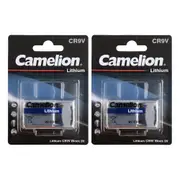 2PK Camelion Lithium 9 Volt High Power Long Lasting Multipurpose Home Battery