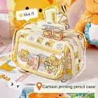 Cheese Bear Pen Bag Stationery Organizer for Student Gift