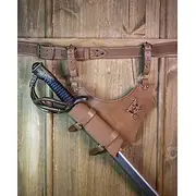 Medieval Renaissance Steampunk Cosplay Costume Scabbard Sword Holder Warrior Viking Celtic Knight Men's Women's Celtic Pirate Fantasy Halloween Masquerade Perf