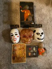 Trick r Treat SAM Bundle Lot of 7 New | Masks Articulated Figure Halloween