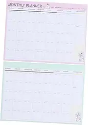 A4 Monthly Planner School Planner Detachable Inserts Pad for Time Academic Planning