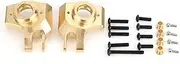 1 Pair Heavy Duty Brass Steering Knuckle Parts Fit for SCX10 1/10 RC Car Model