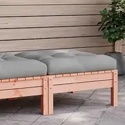 Garden Footstool with Cushion Solid Wood Douglas,Solid Douglas Wood Garden Footstool with Cushion for Outdoor Relaxation and Entertainment Garden Furniture Sets
