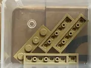 LEGO Parts - Dark Tan Plate 1 x 4 - No 3710 - QTY 5