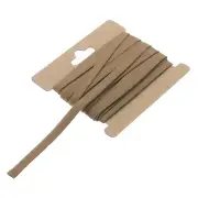 1/4 Inch Double Fold Bias Tape Continuous Bulk Bias Tape(Coffee 6 Yards)