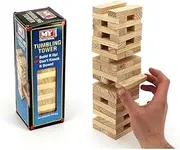 TNW Australia Classic Tumbling Tower Wooden Block Stacking Game (54 Pieces)