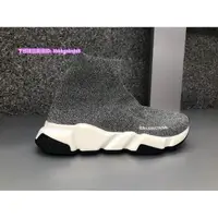 在飛比找蝦皮購物優惠-米娜正品 Balenciaga 巴黎世家 亮銀 銀灰色 襪套