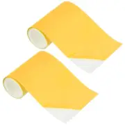 2pcs Waterproof TPU Inflatable Patch Repair Kit 4 in x 5 Ft Yellow