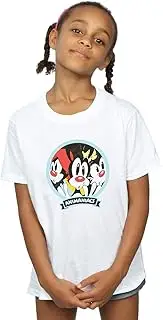 [Absolute Cult] Animaniacs Girls Fisheye Group T-Shirt White 9-11 Years