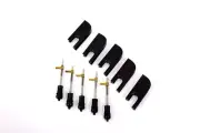 5set Baroque Style 4/4 violin bow Frog violin ebony bow frog High quality