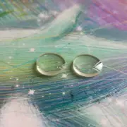 10mm Mini Spherical HK9L Optical Glass Focal Length 10mm Plano Convex Lens 2PCS