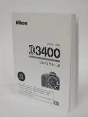 Nikon D3400 Instruction Owners Manual D3400 Book NEW