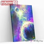 Paint By Numbers Kit Starry Sky Abstract Draw Beginner Framed Art Painting Oil