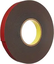 3M - 6383 (TM) Automotive Acrylic Plus Attachment Tape, Black, 7/8" x 20 yds.