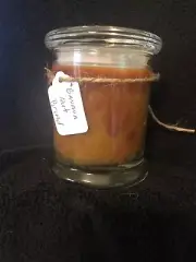 Jennyfer's Candles Hand poured 12oz swirl candle scent of Banana Nut Bread