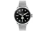 Mathey Tissot Men's Elica Black Dial Watch - U121AN