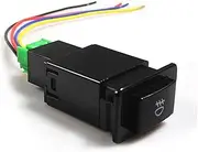 AMGHCGTEEW 1Pcs 4-Wires Fog Lights Switch Fit for Nissan Sunny Colorful On-Off Button DC12V
