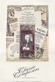 Linda Jade Charles, J S Bach Classic Composers - Music 24x36 New Print Poster