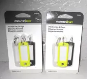 Hillman Two packs Of 3 Each Flexible Key Id Tags
