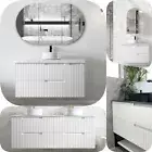 900mm Otti Noosa Plywood Vanity Matte White Polyurethane Plywood Vanity