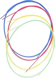 NULYLU 4pcs Ukulele Strings Outdoor Ring Toss Stringed Musical Instruments Cello Replacement Parts Rings for Ring Toss Violin Ring Toss Rings Ring Game Colorful Throwing Ring