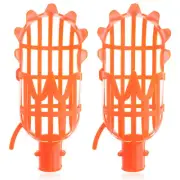 2 Pcs Fruit Picker Head Basket Mangos Harvester Tree Lemons Grabber