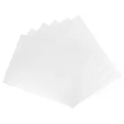 6 Pack 10.83 x 8.46" 2mm Thickness EVA Foam Sheets for Arts White Glitter