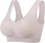 [Generic] Running Girl Sports Bra Wireless Bra Thin Sports Bra Womens Bras No Underwire Full Coverage