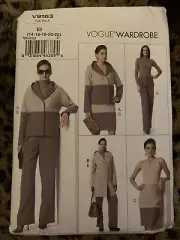 Vogue 9163 Easy Wardrobe Plus Size 14-22 Jacket Skirt Pants Career Separates