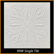 DIY Decor Glue-up Styrofoam Ceiling Tile 20 in x 20 in R9W 24/Lot (63.36 S/F)