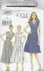 Vogue Sewing Pattern V8577 Miss Fit & Flare Shirt Dress Sz 8-14