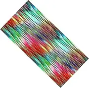 1Sheet Uv Blocking Window Decal Privacy Window Cling Static Sticker for Bathroom Decorative Window Film Non-Adhesive Bathroom Window Sticker Frosted Design