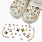 24-pack of removable Croc Jewelry Chain Shoe Charms for Croc Gift for Women Girl
