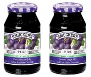 Smucker's Pure Concord Grape Jelly, 500mL (2 Pack)